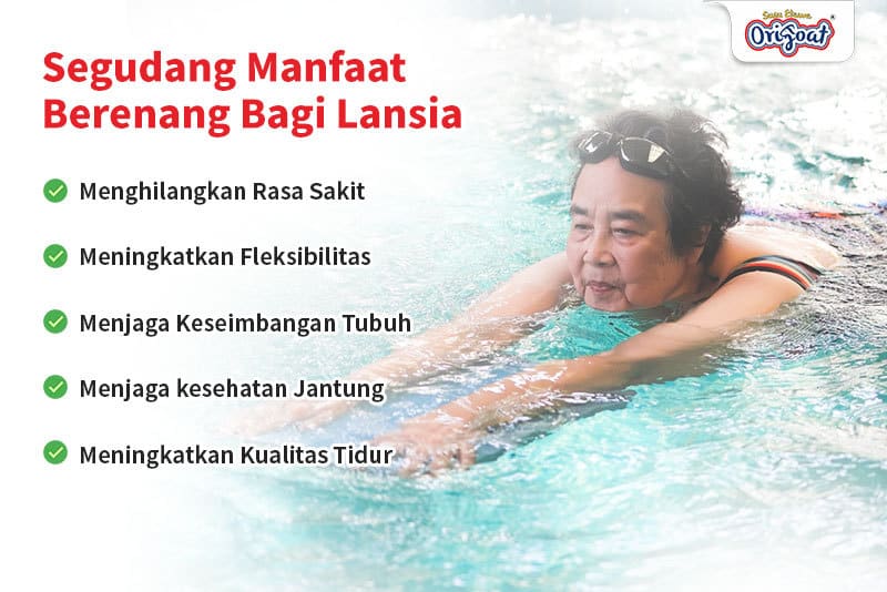 Manfaat berenang bagi lansia